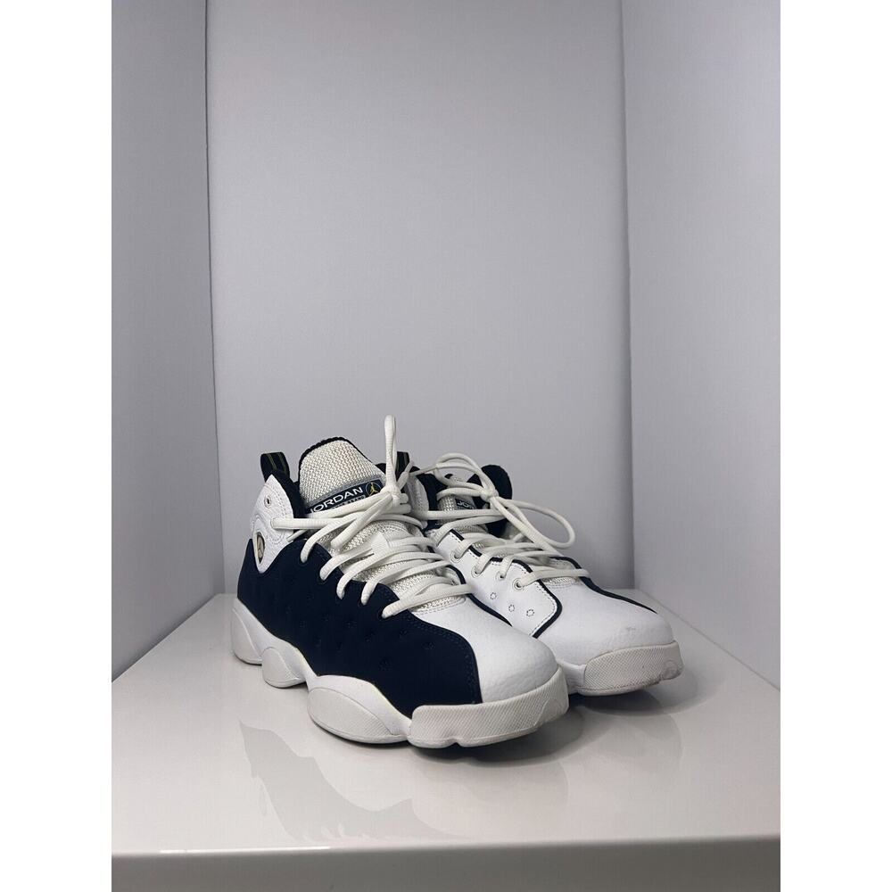 Nike Air Jordan 13 XIII Jumpman Team 2 Midnight Navy Blue 7Y (820273-417)